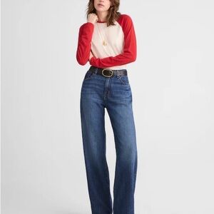 Madewell The Petite Perfect Vintage Wide Leg Jean in SoftDrape